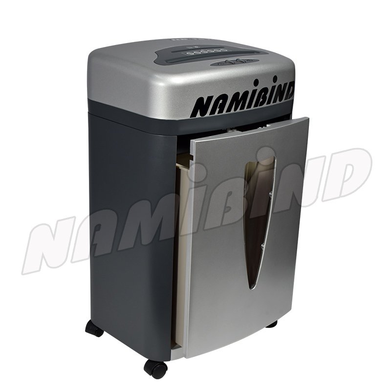 Namibind NB-1510 Micro-Cut Paper Shredder, 10-Sheet Capacity, 2x15mm Shred Size, 18L Bin, 220mm Throat, Shreds Paper, CD, Credit Cards, Thermal Shutdown - Image 3