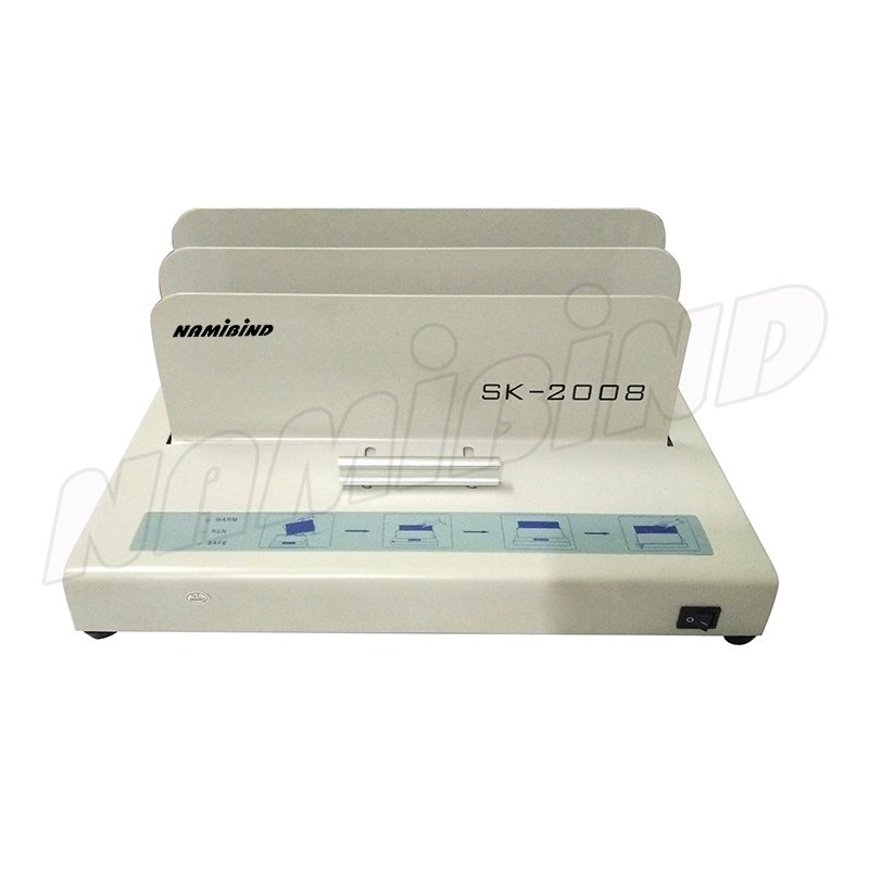 Namibind SK 2000 A4 Electric Thermal Binding Machine, 250-sheet Capacity, Manual Clamp, 2-min Warm-Up, Heavy-Duty Binder