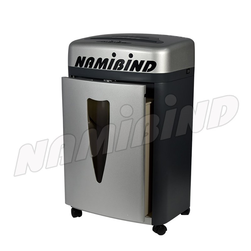 Namibind NB-1510 Micro-Cut Paper Shredder, 10-Sheet Capacity, 2x15mm Shred Size, 18L Bin, 220mm Throat, Shreds Paper, CD, Credit Cards, Thermal Shutdown - Image 2
