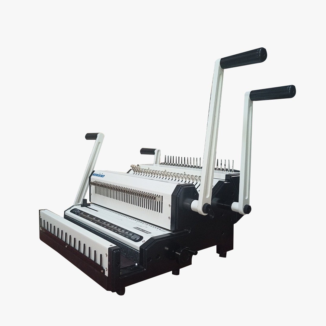 Namibind CW-2500A Comb & Wiro Binding Machine, 20-Sheet Punch Capacity, 500-Page Comb Binding, 140-Page Wiro Binding, 240/24 Holes - Image 8