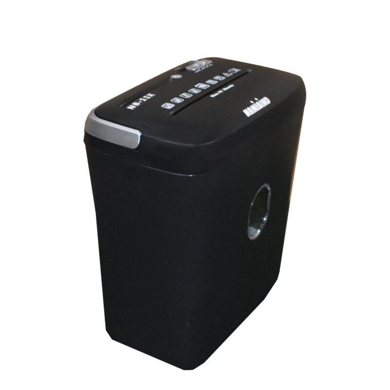 Namibind NB 11X Cross-Cut Shredder | Up to 12-Sheet Capacity | Shreds Paper, CDs & Credit Cards | 20L Bin | 4x40mm Shred Size | Auto On/Off | Thermal Shutdown | Low Noise