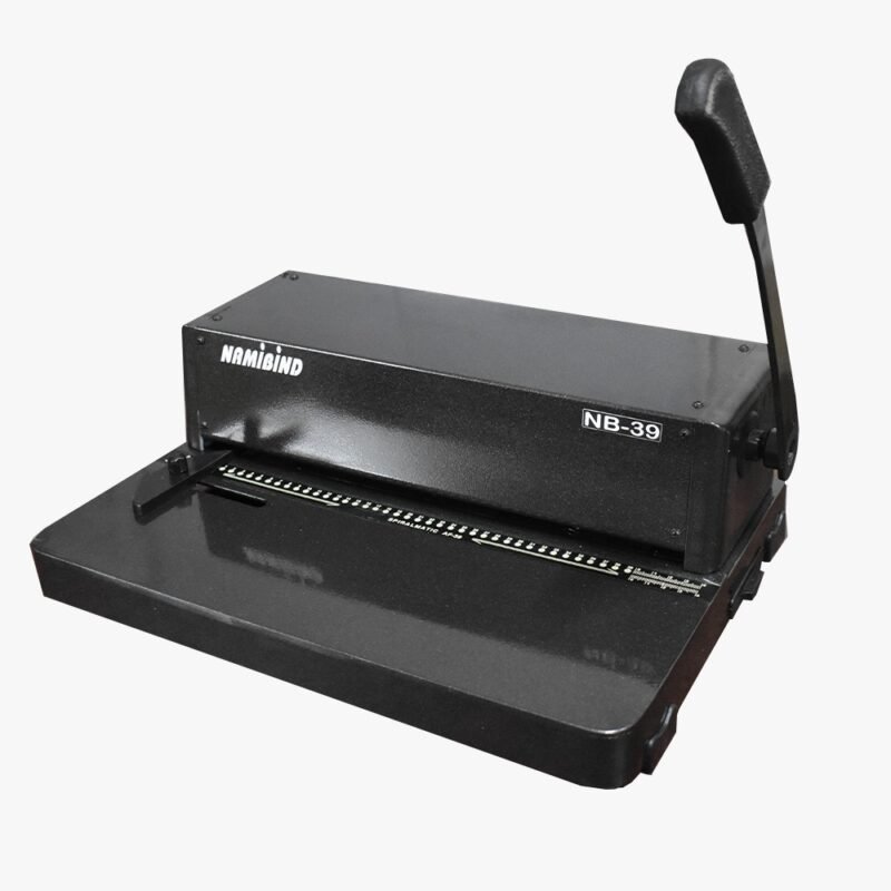 Namibind NB-39 Manual Heavy Duty A4 Spiral Binding Machine with 12 sheet Punch Capacity and 500 sheet Binding Capacity