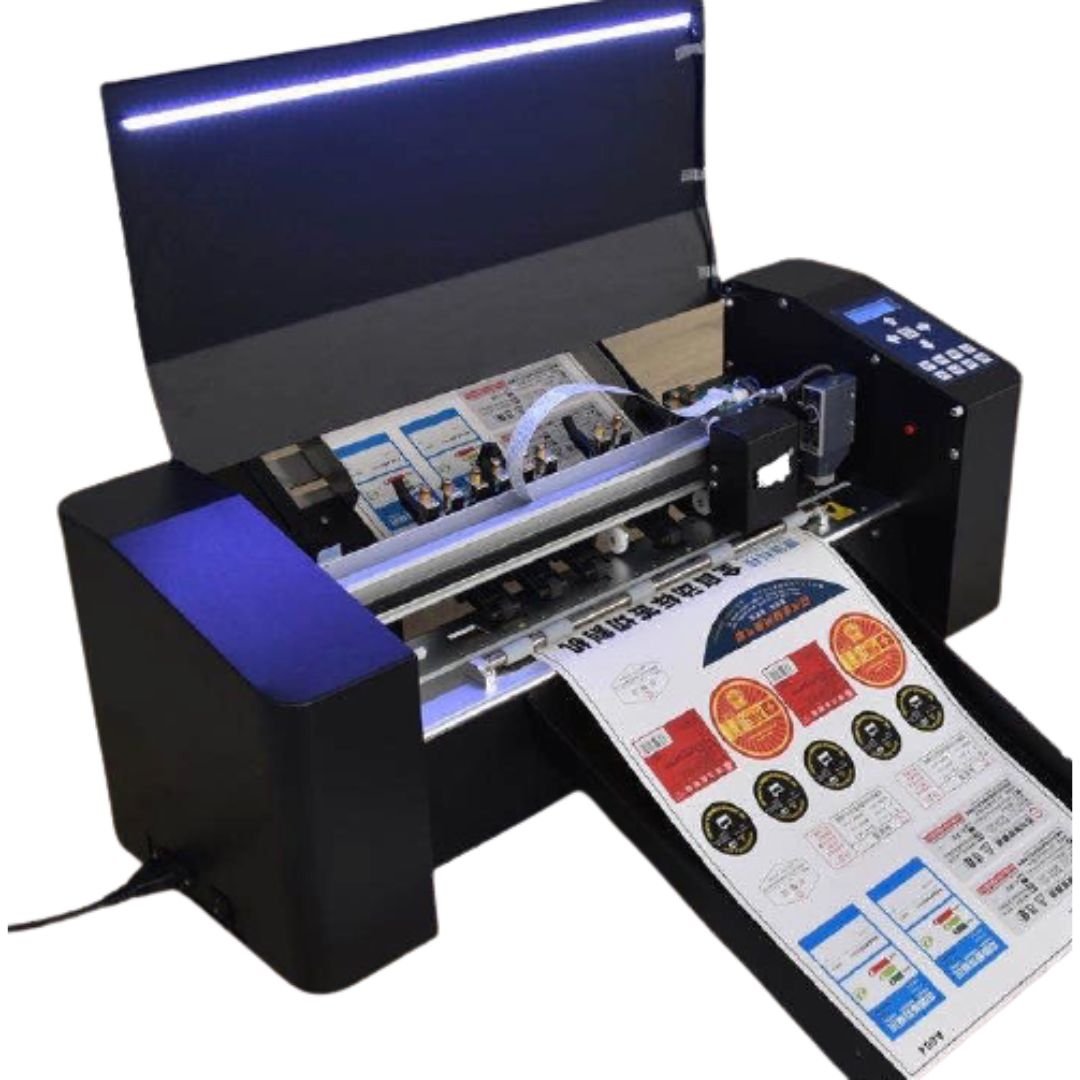 Namibind ZX 350C Label Die Cutter Machine | Max 350mm Media Width | 900mm/s Cutting Speed | 1mm Max Cutting Thickness | High-Speed Microprocessor | 2×16 LCD Display | 800g Pressure | USB/Network Interface - Image 2