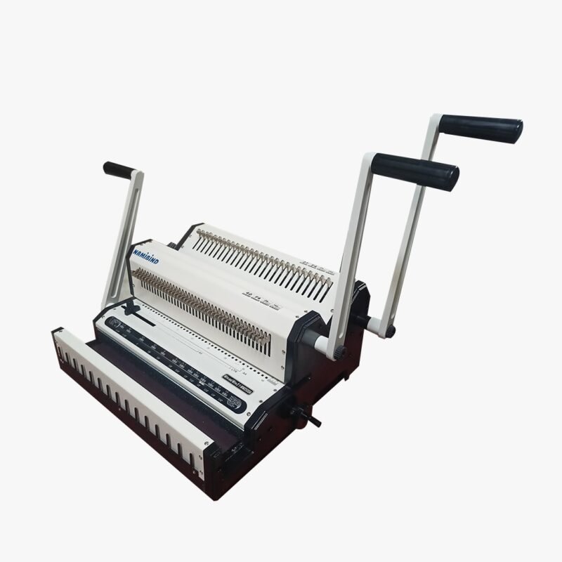 Namibind WW-2500A Wiro Binding Machine (2 in 1) , 20-Sheet Punching Capacity, 120-250 Sheet Binding, Adjustable Margin, FC A4/B5/Letter Size