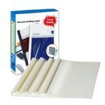 Namibind Thermal Book Binding Cover, 28 mm A4 Size, Clear Film Cover With Creasing & Hot Glue Base Ideal for Office, School, and Business Use