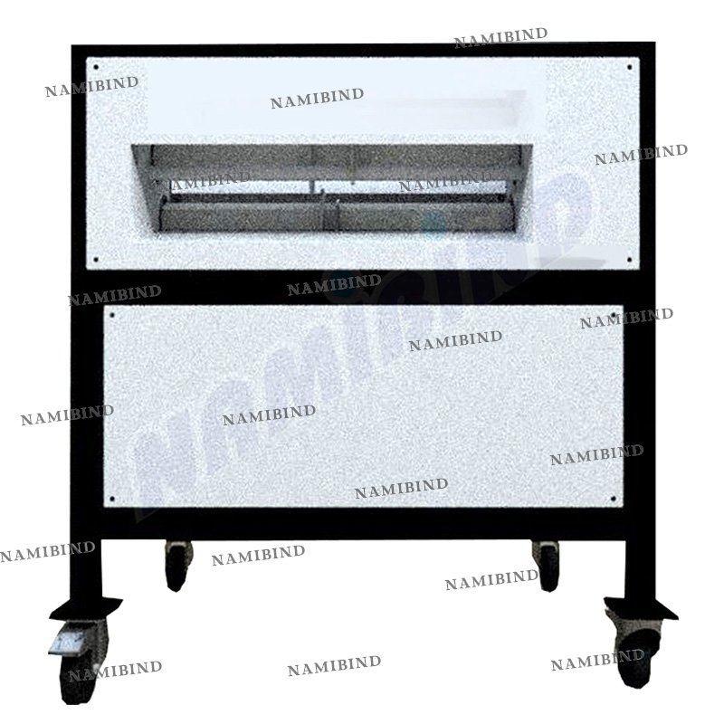 Namibind SC-3410 Dual-Shaft Strip-Cut Shredder | 45-Sheet & 3-Ply Box Shredding | 8mm Shred Size | 410mm Feed Width | 120 kg/hr Capacity | EN8 Steel Cutters | Heavy-Duty MS Body - Image 3