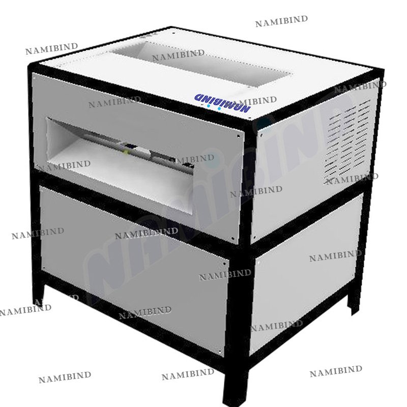 Namibind SC-3410 Dual-Shaft Strip-Cut Shredder | 45-Sheet & 3-Ply Box Shredding | 8mm Shred Size | 410mm Feed Width | 120 kg/hr Capacity | EN8 Steel Cutters | Heavy-Duty MS Body - Image 2