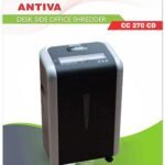 Antiva CC 270 CD Cross-Cut Shredder | 22-24 Sheet Capacity | Shreds Paper, CDs & Credit Cards | 4x40mm Shred Size | 26L Waste Bin | 230mm Feed Width