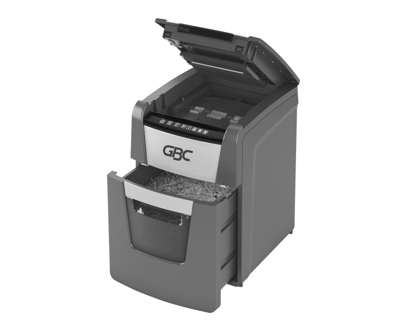 GBC Auto+ 100X Cross Cut Shredder | 100 Sheet Auto Feed, P-4 Security, 34L Bin Ideal for Offices & Personal Use