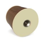 19 mm (3/4") 2:1 Pitch Golden Double Loop Ring Wire Spool (9000 Loops)