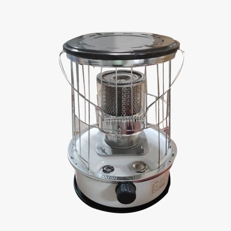 LIMINON KH 77 Wick-Up & Down Glide Kerosene Heater, Cone Reflection Type, 0.25 L/hr Fuel Consumption, 6.0 L Tank, Heats 15 m²