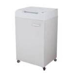 Antiva 9830 Heavy-Duty Micro-Cut Paper Shredder,  2x12mm Shred Size, 22-25 Sheets Capacity, 52L Waste Bin, LCD Display, Auto Reverse, Thermal Protection, Mobile with Castors Wheels